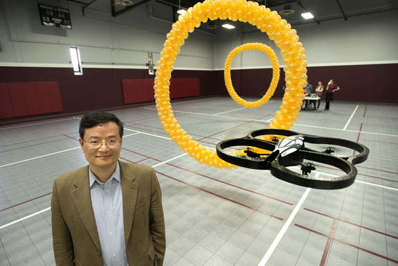 Brain controlled flying robot