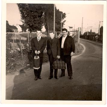 Auf dem Weg zum "leichten" Mannschaftskampf gegen die Mainzer Ringer